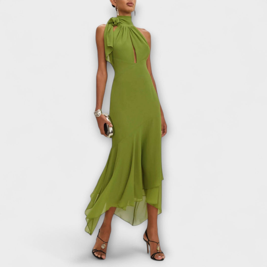 Elodie - Asymetrické maxi šaty s neodolatelnou silhouetou