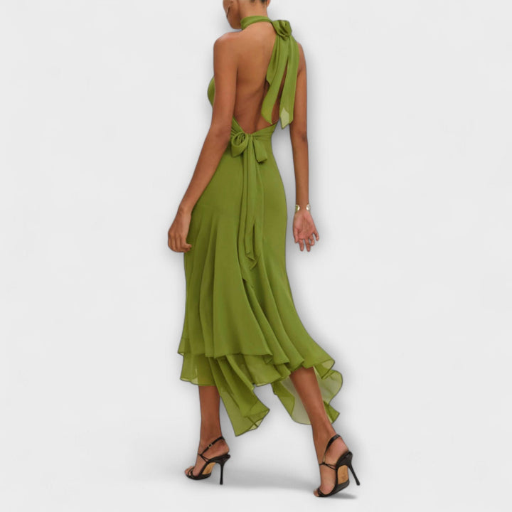 Elodie - Asymetrické maxi šaty s neodolatelnou silhouetou