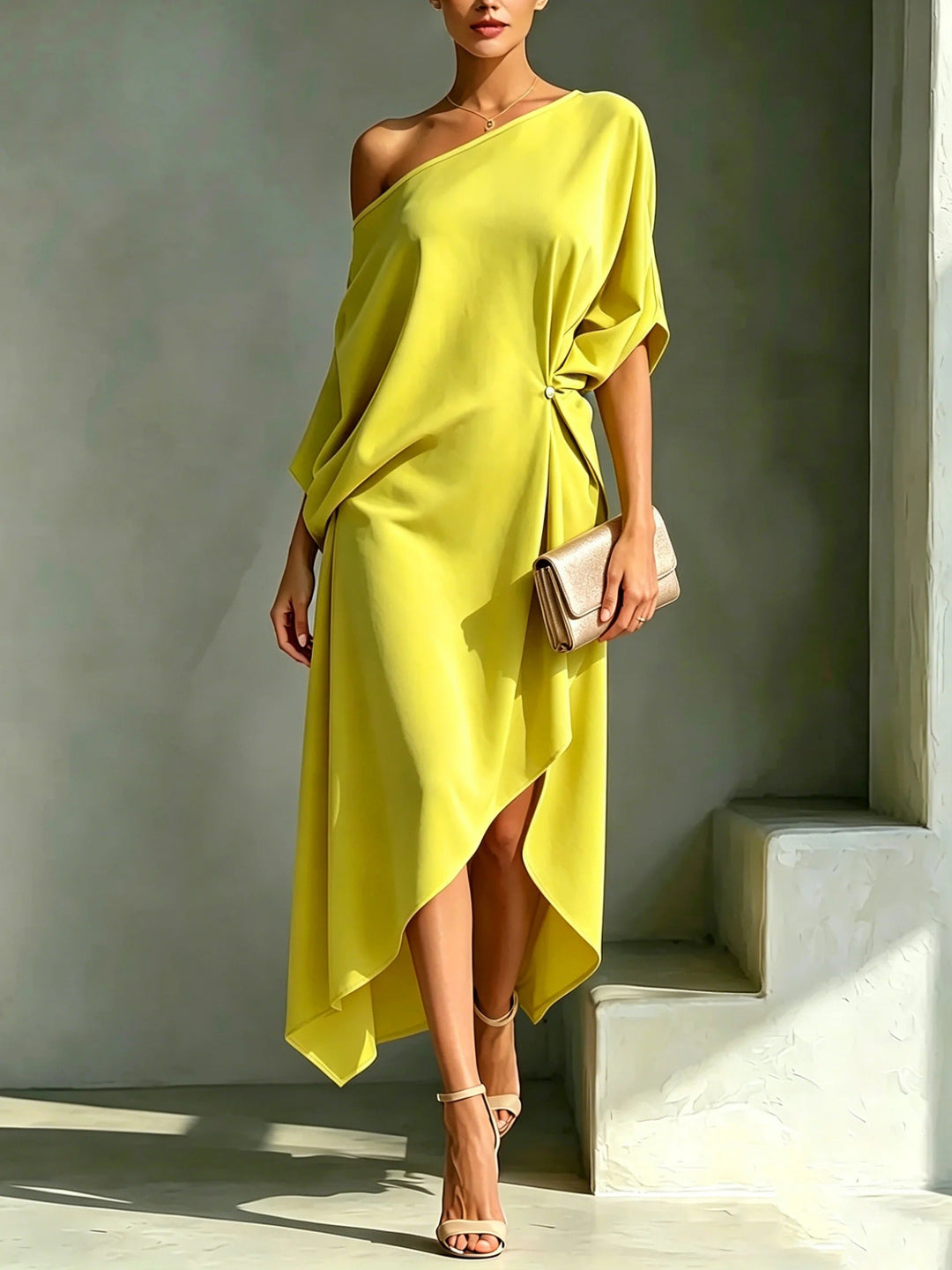 Camila™ | Asymetrické Šaty s Vzdušnou Elegancí