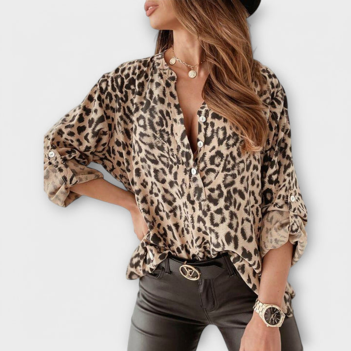 Valentina – Blůza s leopardím vzorem
