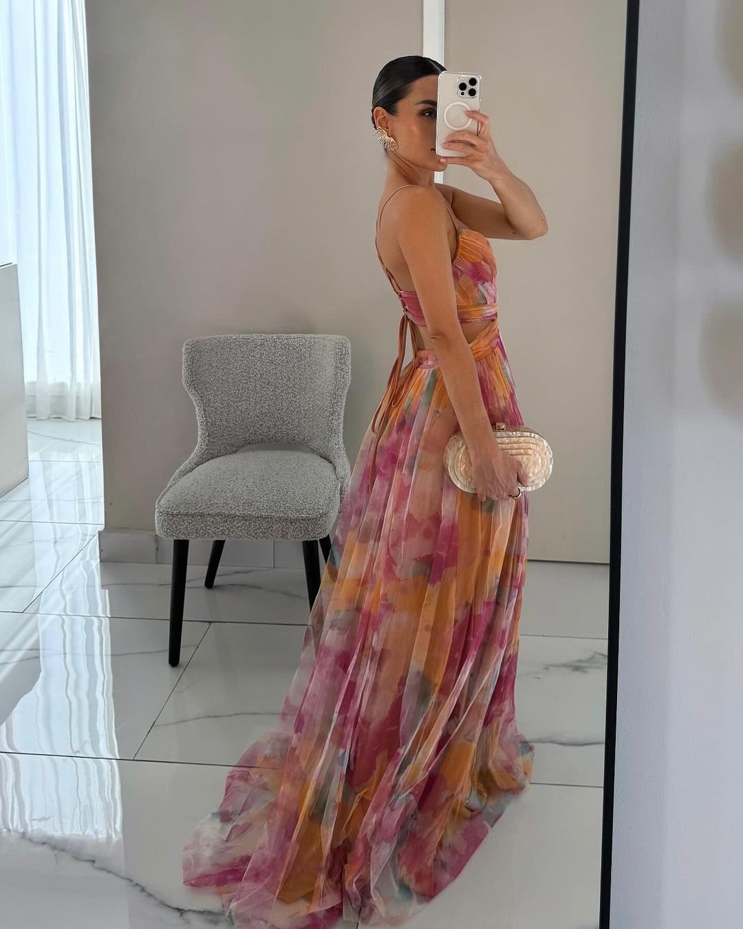 La Fiora™ | Maxi Šaty s Květinovou Elegancí