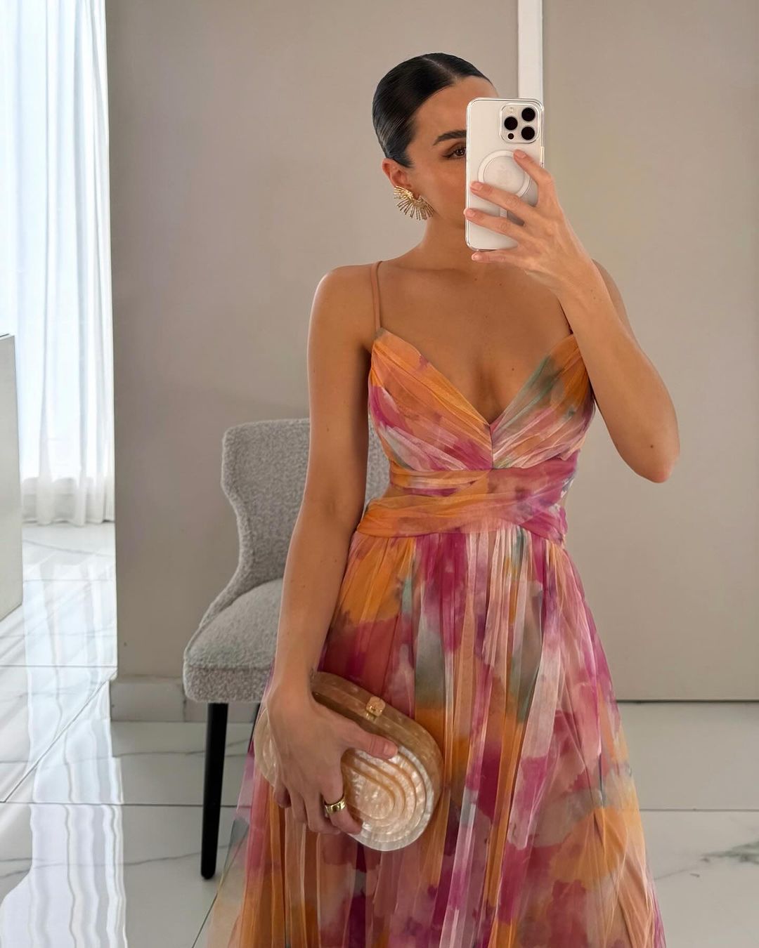 La Fiora™ | Maxi Šaty s Květinovou Elegancí