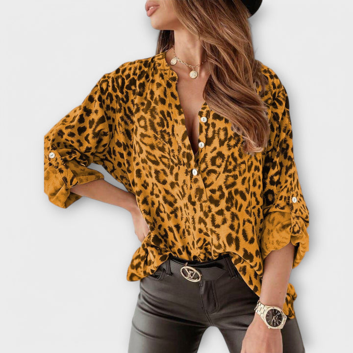 Valentina – Blůza s leopardím vzorem