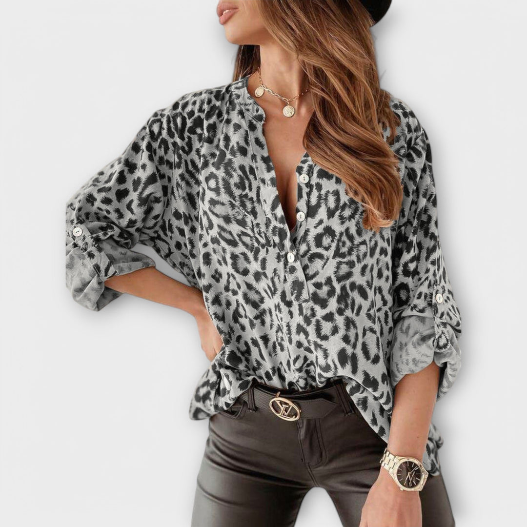 Valentina – Blůza s leopardím vzorem