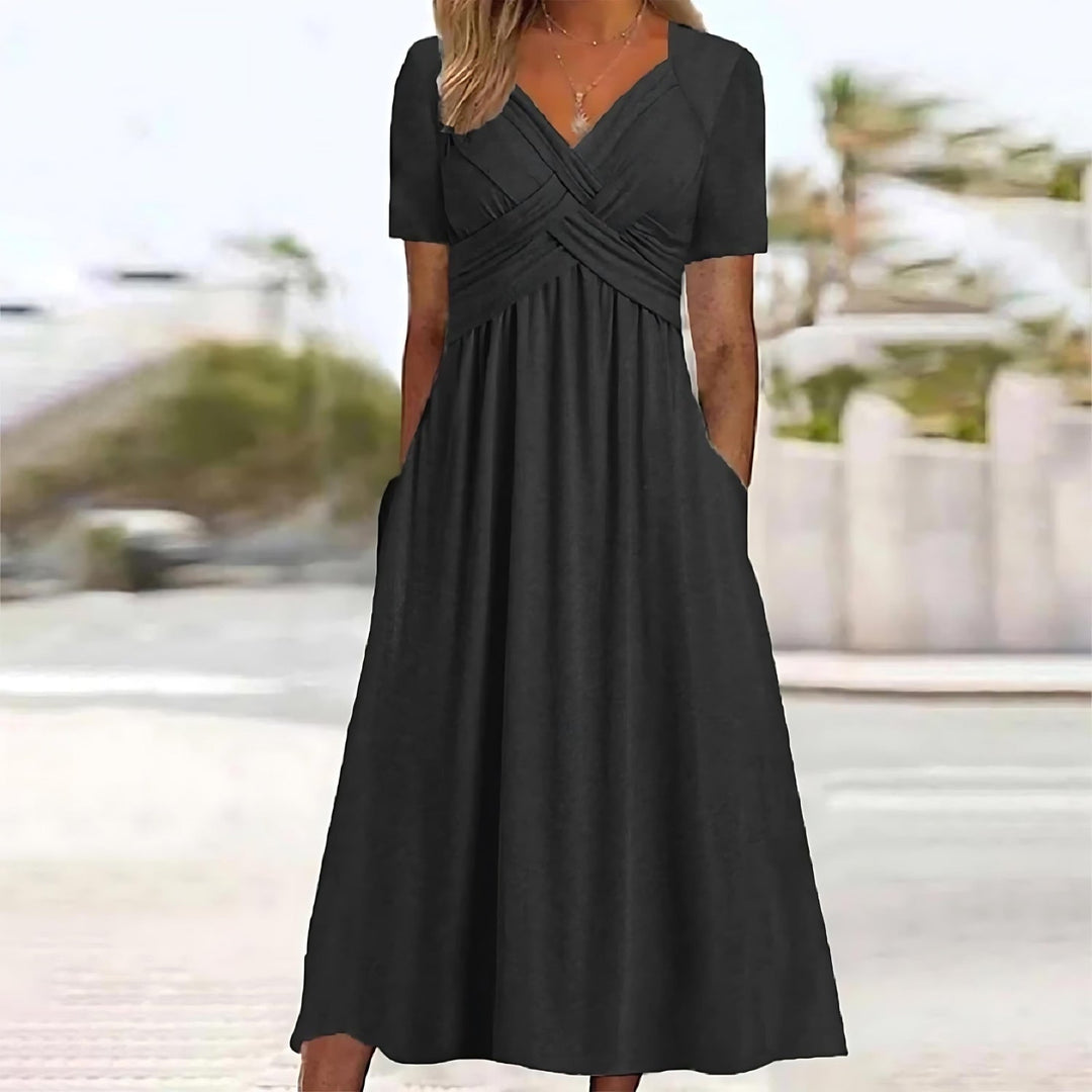 ISADORA | Elegantní midi šaty A-line
