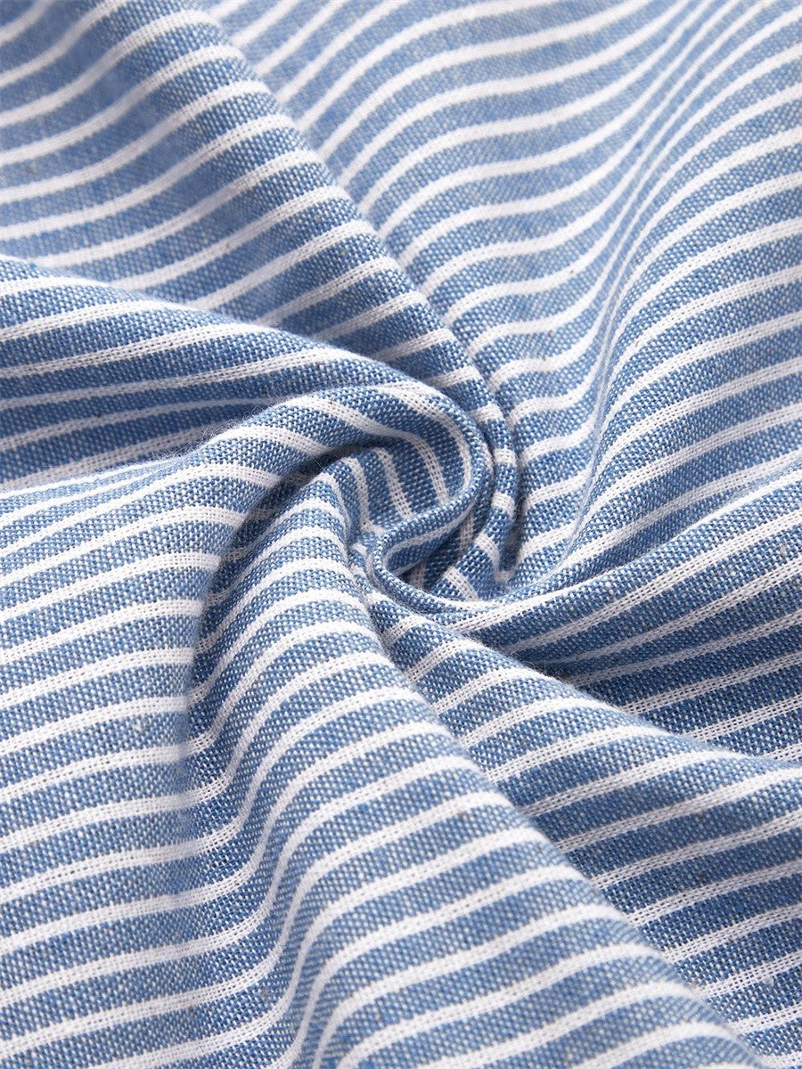 Luisa™ | Elegantní Pruhované Midi Šaty