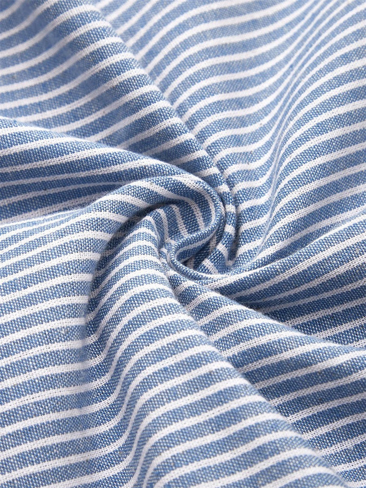 Luisa™ | Elegantní Pruhované Midi Šaty