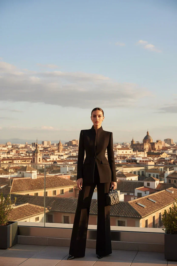 Georgina | Sada sako a palazzo kalhoty