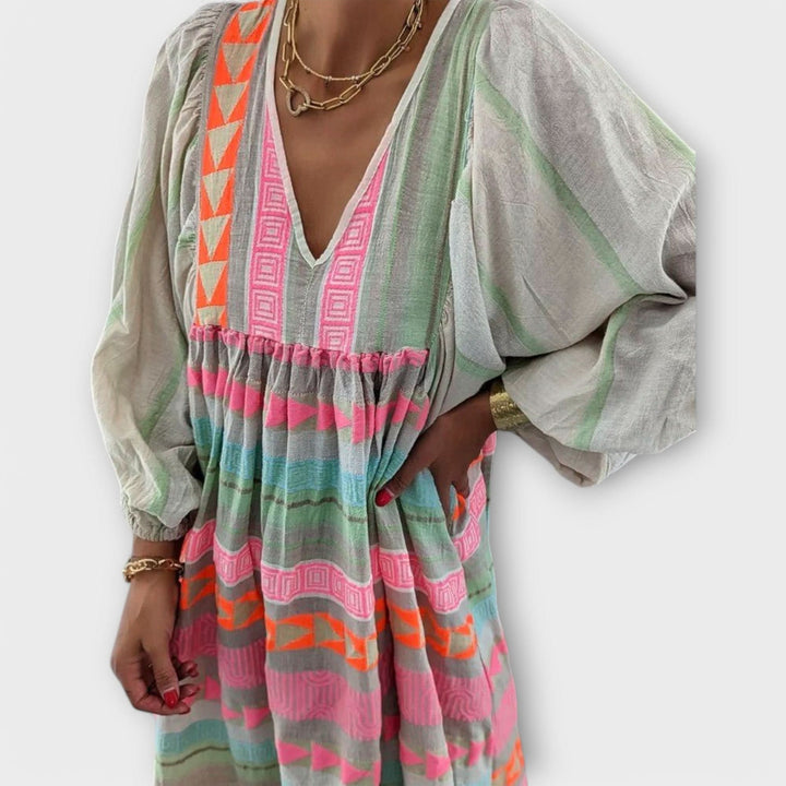 Hermine Vibrant Loose Dress – vzdušné šaty plné života