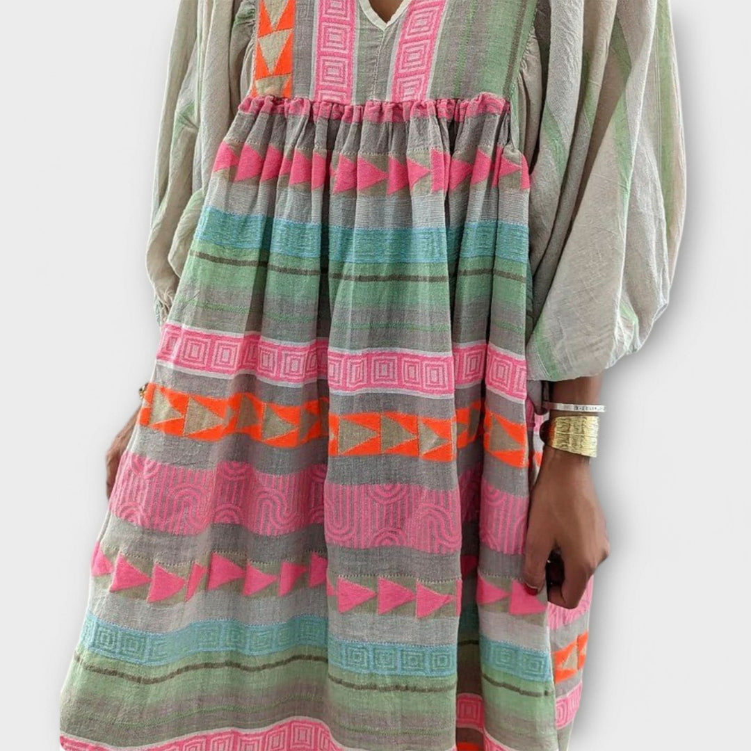Hermine Vibrant Loose Dress – vzdušné šaty plné života