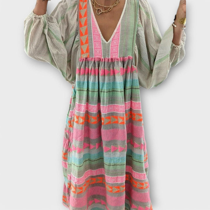 Hermine Vibrant Loose Dress – vzdušné šaty plné života