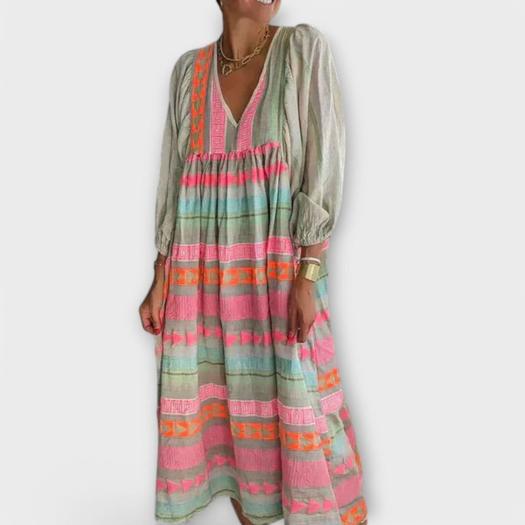 Hermine Vibrant Loose Dress – vzdušné šaty plné života