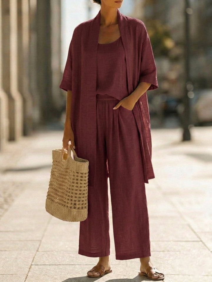 Linnea™ | Lehká lněná souprava